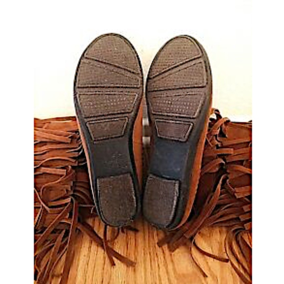 Rampage Women’s Boots Suede Fringes Bohemian 6.5M - Picture 5 of 8